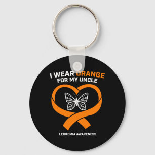 Products Gifts Wear Orange For Uncle Leukaemia Key Ring