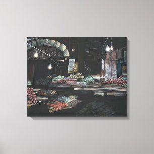 Products of a Struggled Harvest, Jerusalem Canvas Print