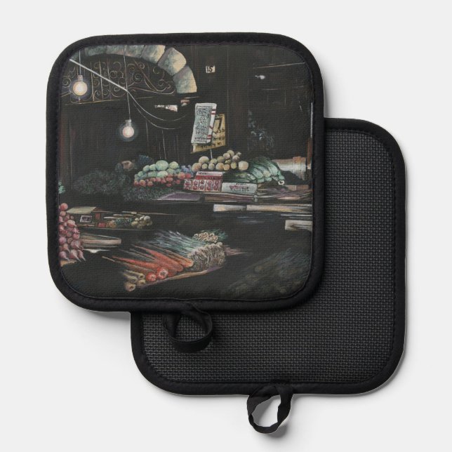 Products of a Struggled Harvest, Jerusalem Pot Holder (Front/Back)