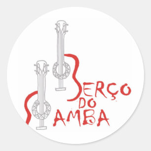 Produtos Berço do Samba Classic Round Sticker