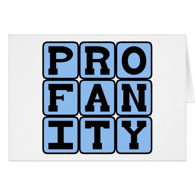 Profanity, Bleeping Bleep Bleep (Front Horizontal)