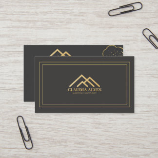 Profesional Business Card Modern | GOLD BALCK
