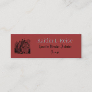 Profession looking after Interior Designer Mini Business Card