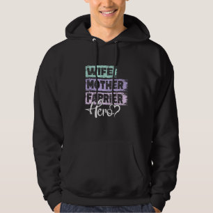 Profession mom hero mother Farrier Hoodie