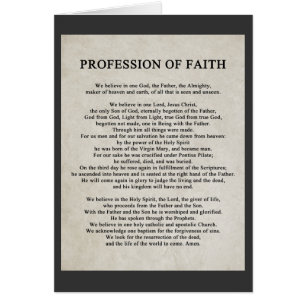 Profession of Faith