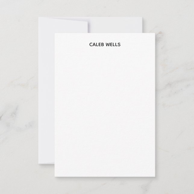 Profession Plain Simple White Attractive (Front)