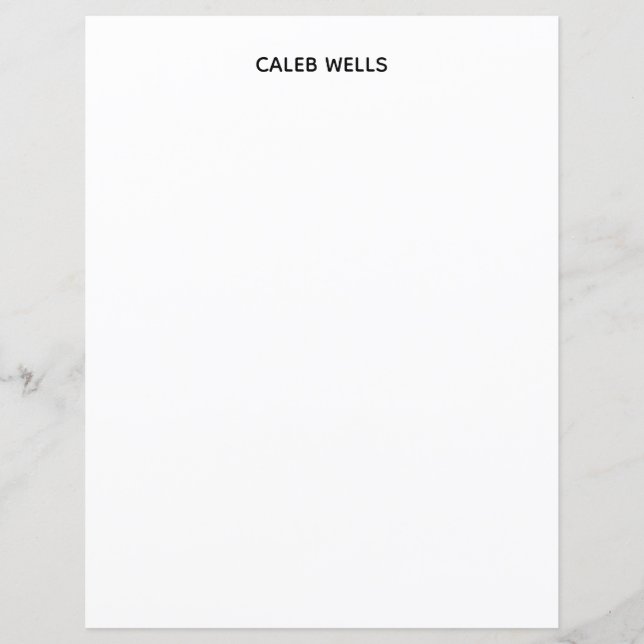 Profession Plain Simple White Attractive (Front)