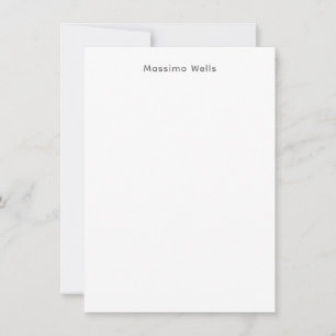 Profession Plain Simple White Attractive Card