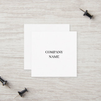 Professional 2.5" x 2.5" Calling Business Card