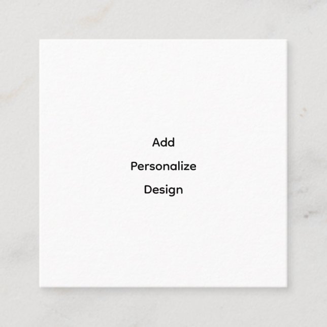 Professional 2.5" x 2.5" Flat Appointment Card (Front)