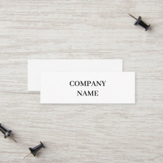 Professional 3.0" x 1.0" Calling Car Business Card