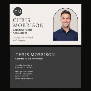 Professional Accountant CPA Tax Preparer  Business Card