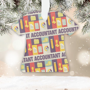Professional Accountant Iconic Design Ornament
