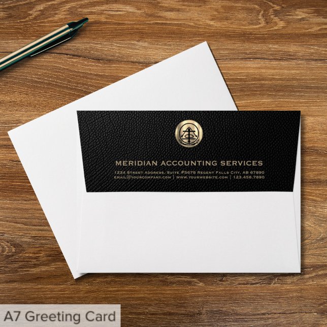 Professional Accounting Gold Logo Envelope (Creator Uploaded)