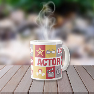 Professional Actor Iconic Designed Large Coffee Mug