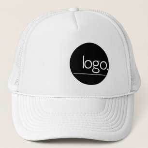 PROFESSIONAL ADD OWN LOGO WHITE BUSINESS UNIFORM TRUCKER HAT