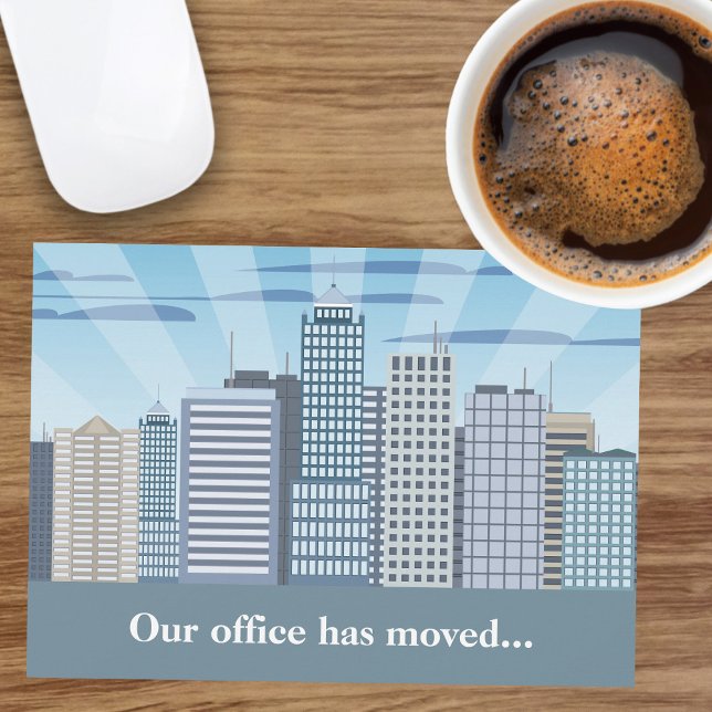 Professional Address Change Modern Office Moving Announcement (Creator Uploaded)