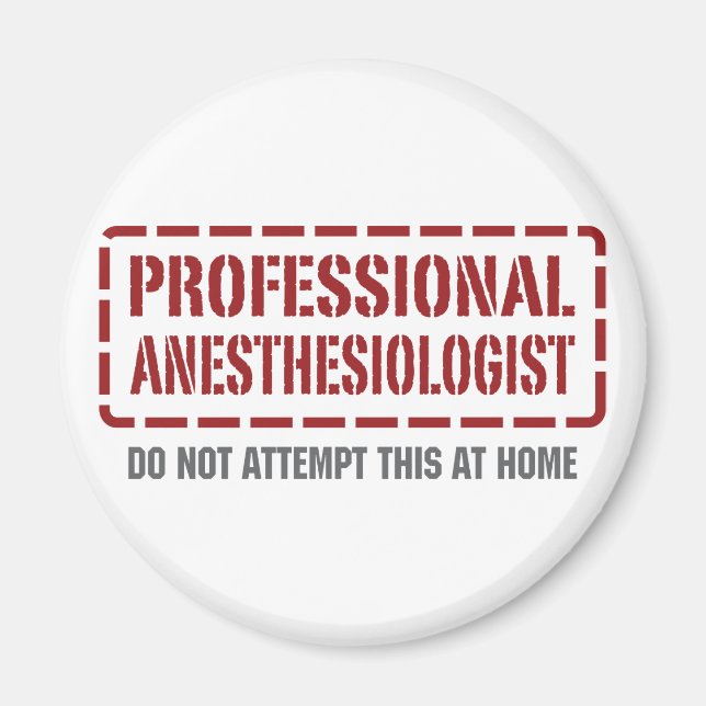 Professional Anaesthesiologist Magnet (Front)