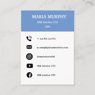 Professional and simple business card template