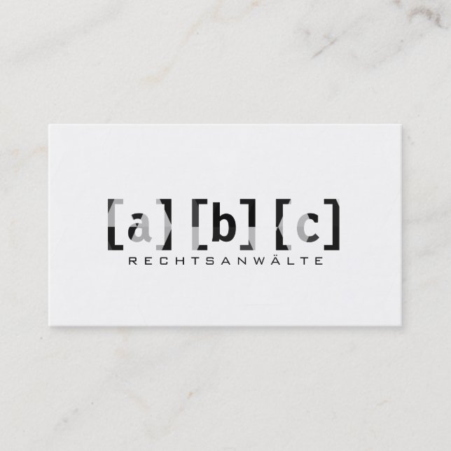 professional appointment card (Front)