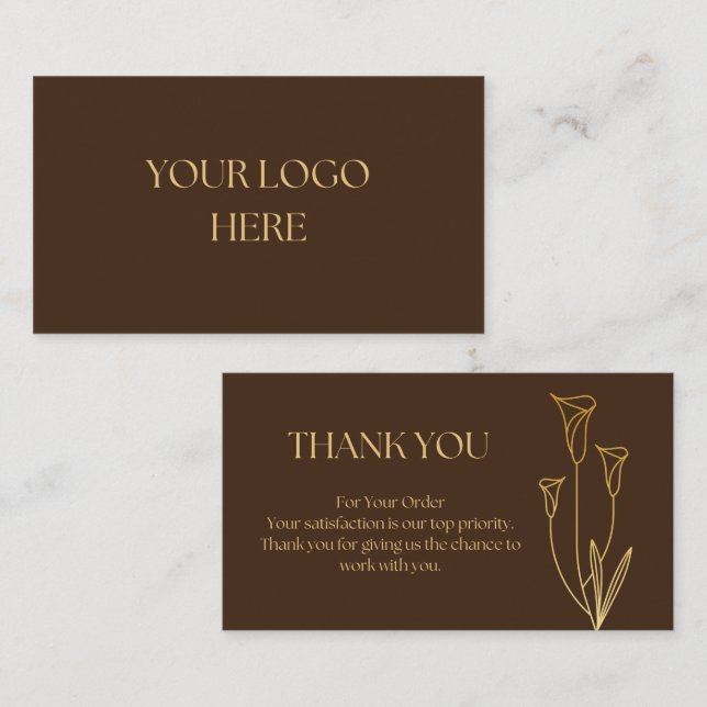 Professional Appreciation Business Card (Front/Back)