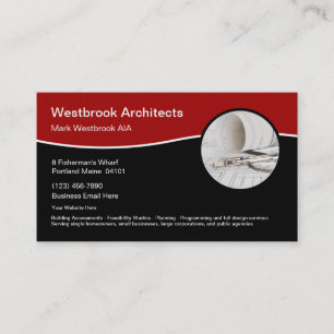 Professional Architect And Architecture Business Card