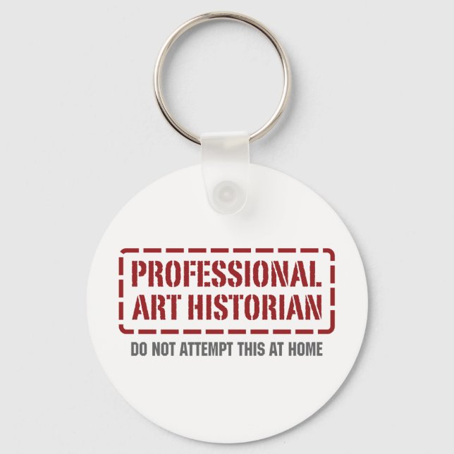 Professional Art Historian Key Ring (Front)
