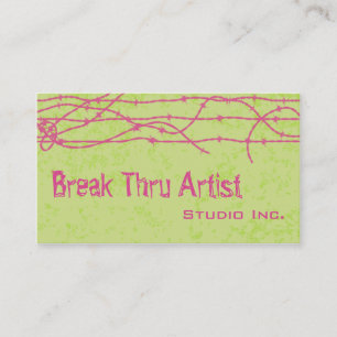 Professional Artist Studio Business Card