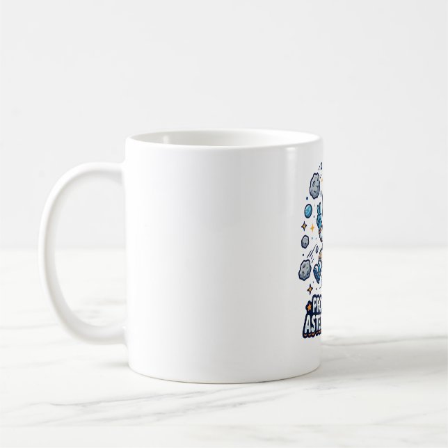 Professional Asteroid Dodger Bunny Coffee Mug (Left)