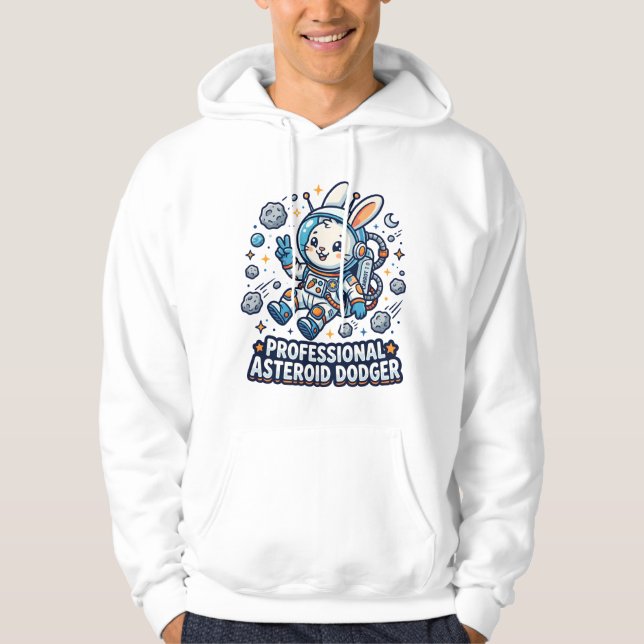 Professional Asteroid Dodger Bunny Hoodie (Front)