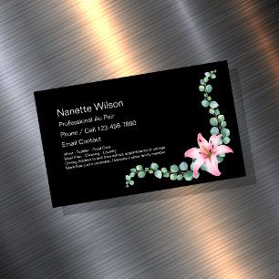 Professional Au Pair Magnetic Business Card