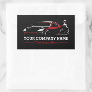 Professional Auto Body Paint Shop Automotive Label
