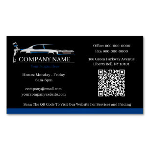 Professional Auto Body Paint Shop Automotive  Magnetic Business Card