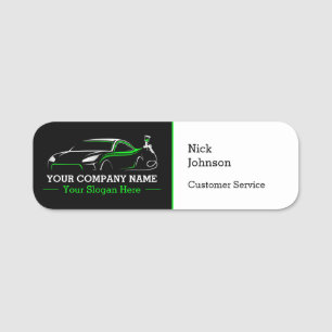 Professional Auto Body Paint Shop Automotive Name Tag