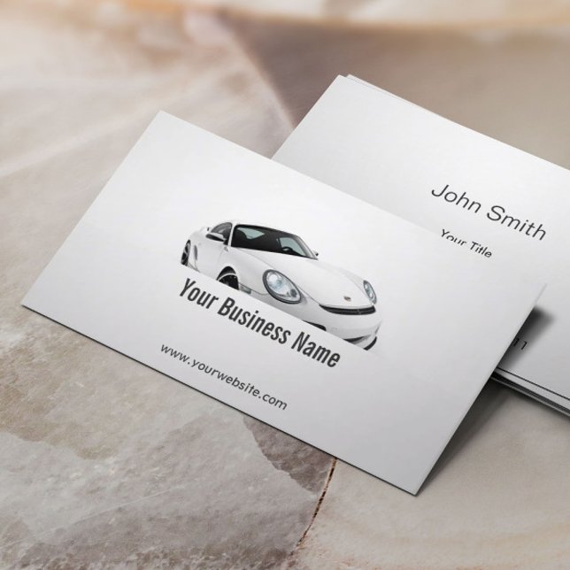 Professional Auto Dealer Car Sales Auto Trader Business Card (Creator Uploaded)