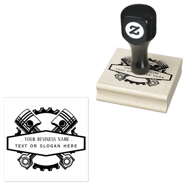  Professional  Auto mechanic Rubber Stamp (Stamped)