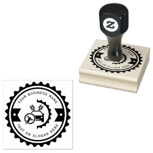 Professional  Auto mechanic Rubber Stamp