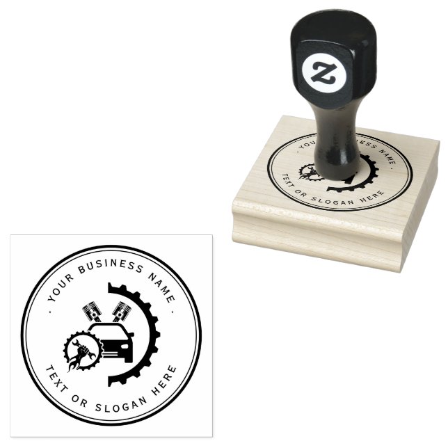  Professional  Auto mechanic Rubber Stamp (Stamped)