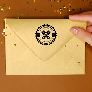  Professional  Auto mechanic Rubber Stamp