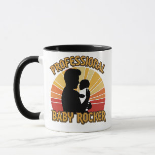 Professional Baby Rocker Funny New Dad Father's Mug