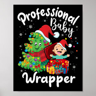 Professional Baby Wrapper Christmas Tree NICU Nurs Poster