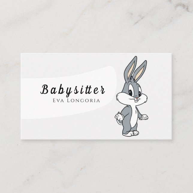 Professional Babysitter Services: Reliable Care Business Card (Front)