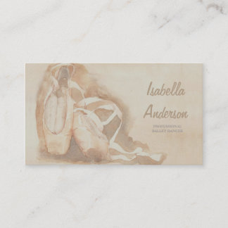 Professional Ballet Dancer Studio Theatre Card