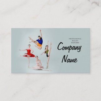 Professional Ballet Dancer Studio Theatre Card