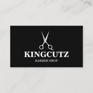professional barber shop business cards