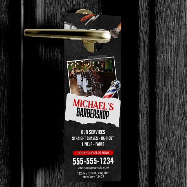 Professional Barber Shop Pole Hairdresser Shaving Door Hanger (Creator Uploaded)