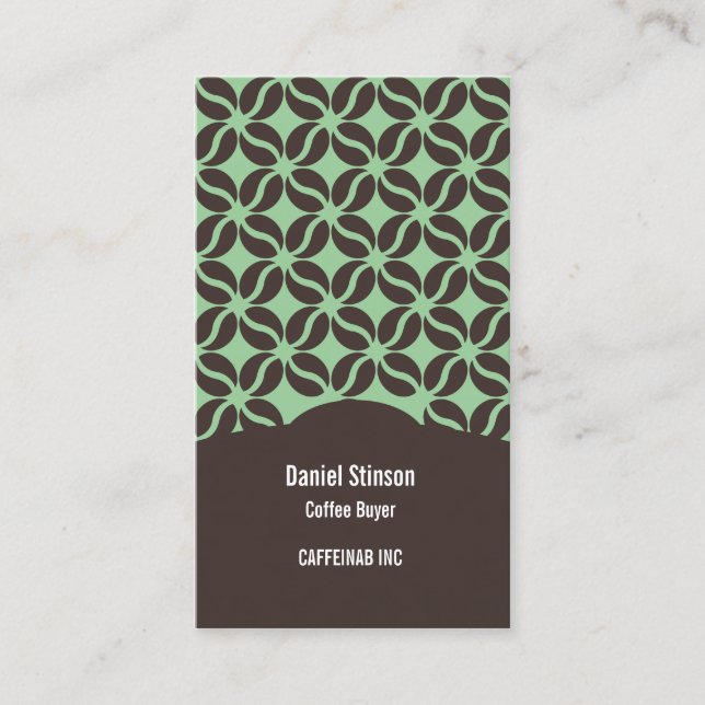 Professional Barista Business Card (Front)