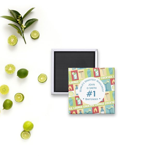 Professional Bartender Favour Award•Custom Magnet (Creator Uploaded)