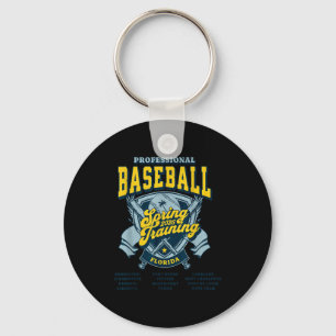 Professional Baseball Spring Training 2026 Artwork Key Ring