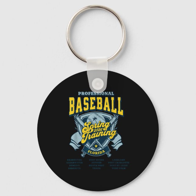 Professional Baseball Spring Training 2026 Artwork Key Ring (Front)